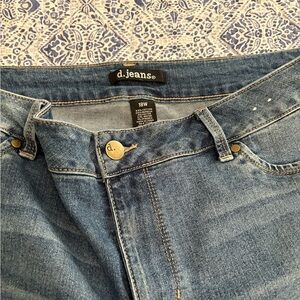 d. jeans Women's High Rise Blue Jeans